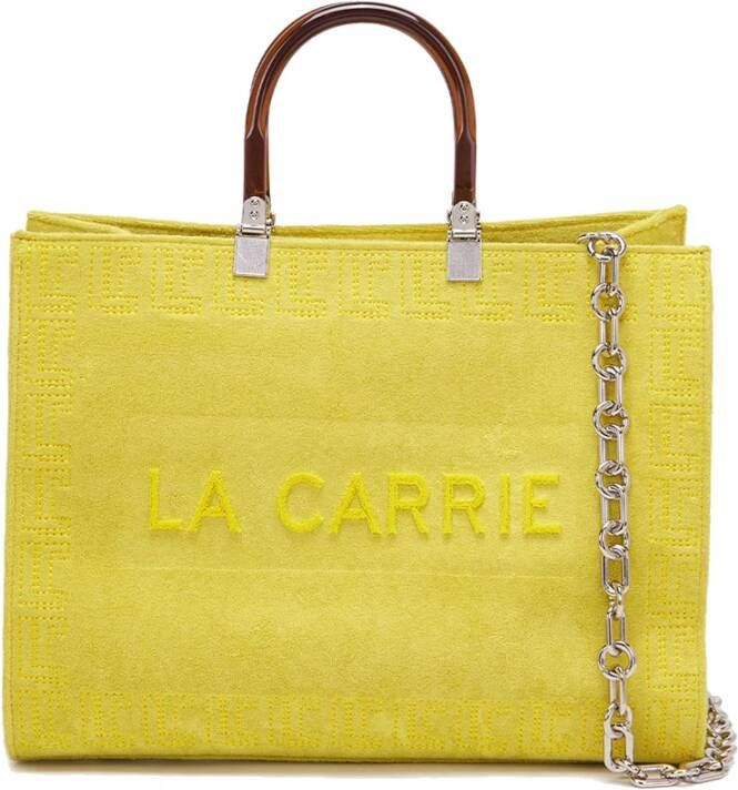 La Carrie Tassen.. Geel Yellow Dames