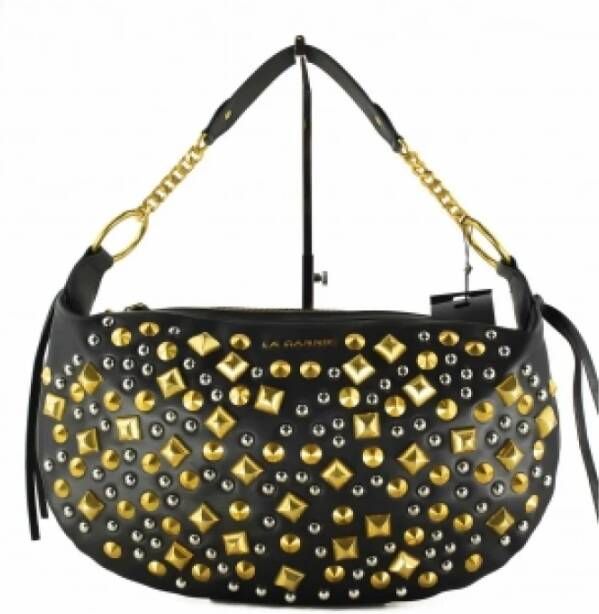 La Carrie Hobo -schoudertas met studs Zwart Dames