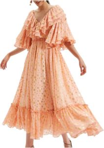 La DoubleJ Birthday Dress Roze Dames