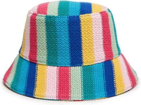 La DoubleJ Stijlvolle zomer bucket hoed Blue Dames