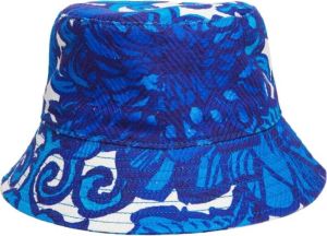La DoubleJ Bucket Hat Stitched Blauw Dames