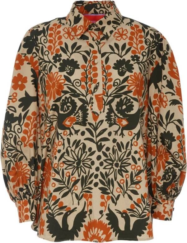La DoubleJ Dichter Shirt Oranje Dames