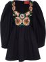 La DoubleJ Dolly Embroidered Dress Zwart Dames - Thumbnail 1