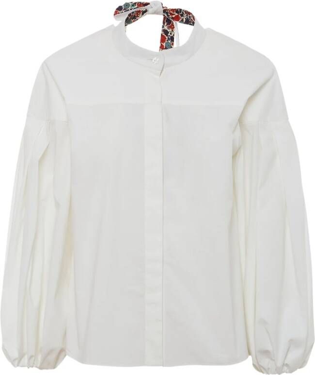 La DoubleJ Elegante Scherm Shirt White Dames