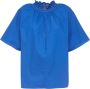 La DoubleJ Holiday Shirt Blauw Dames - Thumbnail 1