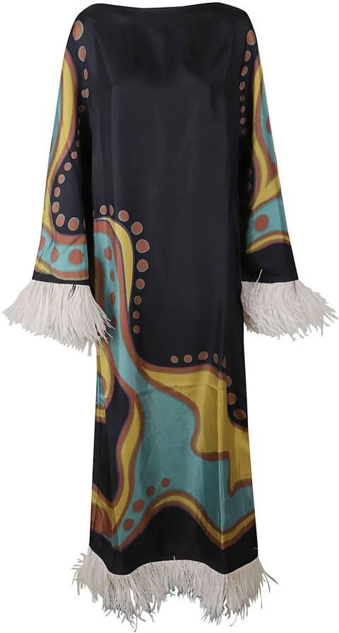 La DoubleJ Elegante Opera Column Jurk Multicolor Dames