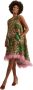 La DoubleJ La Scala High Dress (With Feathers) Roze Dames - Thumbnail 1