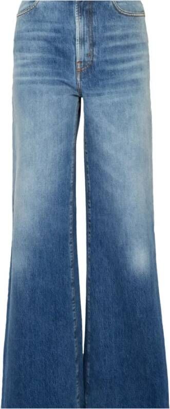 La DoubleJ Vintage Flare Denim Jeans Blue Dames
