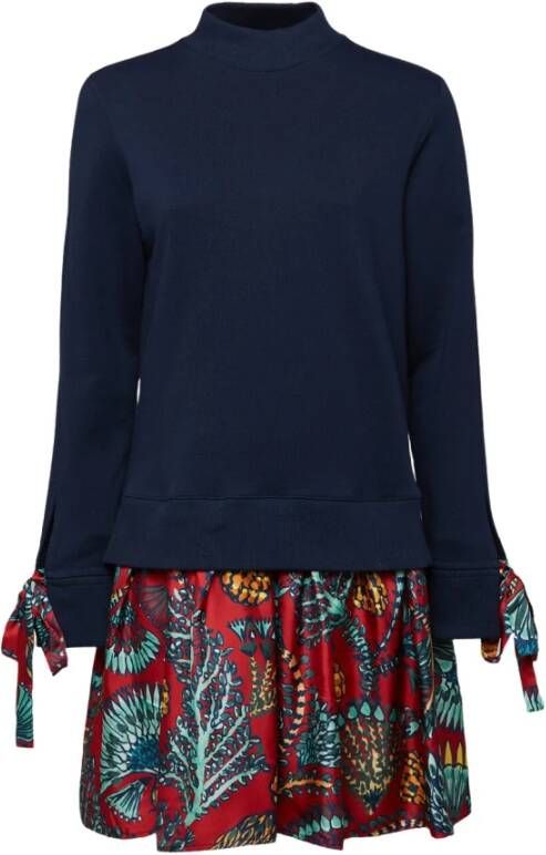 La DoubleJ Casual sweatshirt-stijl top met natuurlijk geïnspireerde print Multicolor Dames