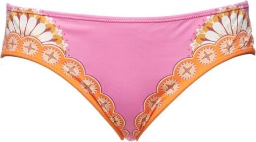 La DoubleJ Sunset Bikini Bottom (Geplaatst) Roze Dames