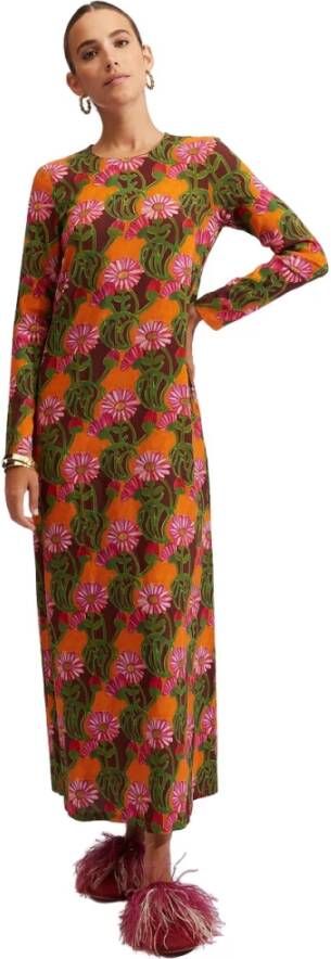 La DoubleJ Swing Jurk Oranje Dames