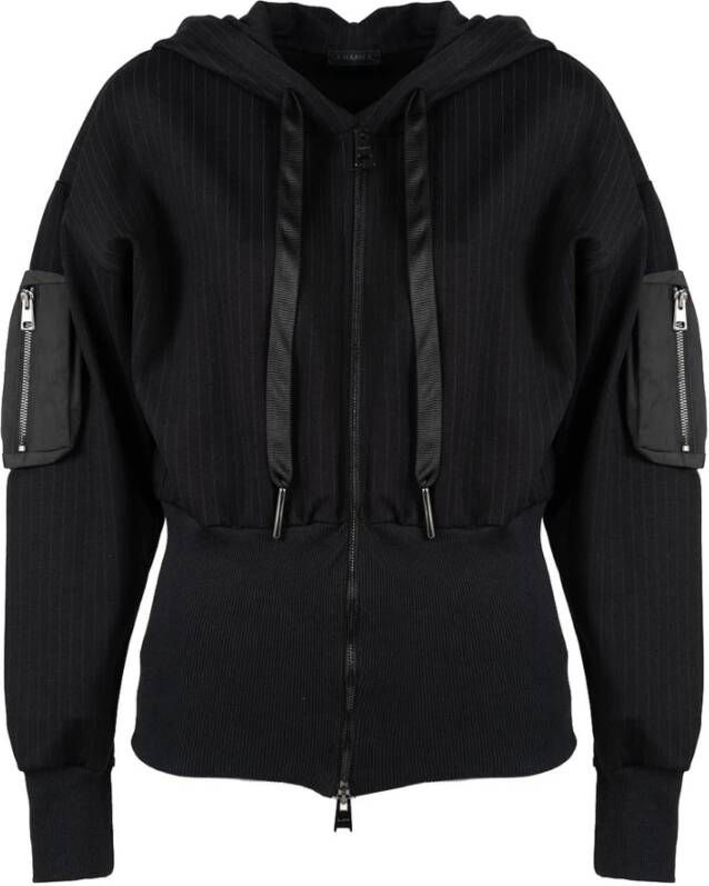 La Haine Inside Us Sweater met rits Zwart Dames