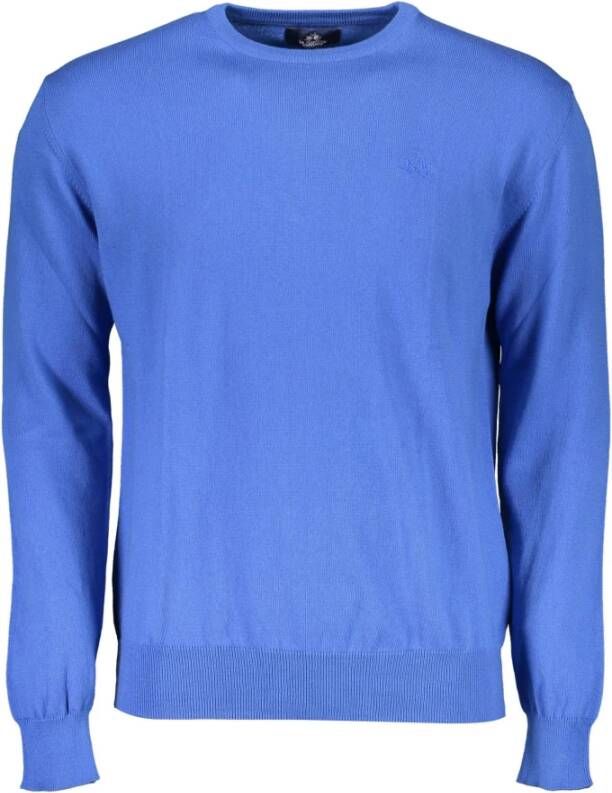 LA MARTINA Blue Sweater Blauw Heren