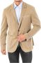 LA MARTINA Klassieke lange mouw reversblazer Beige Heren - Thumbnail 1