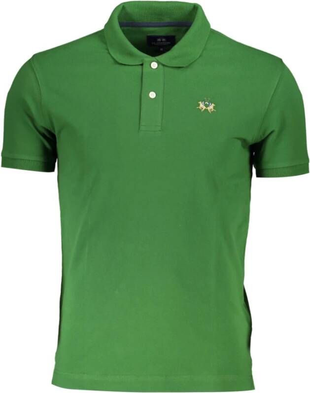 LA MARTINA Green Polo Shirt Groen Heren