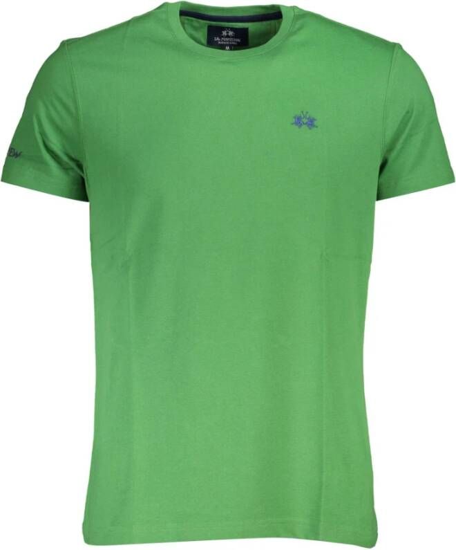 LA MARTINA Green T-Shirt Groen Heren