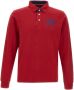 LA MARTINA Heren Katoenen Polo Shirt in Kersenkleur Rood Heren - Thumbnail 1