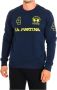 LA MARTINA Groene Sweatshirt met Ronde Hals en Geborduurd Logo Blue Heren - Thumbnail 1