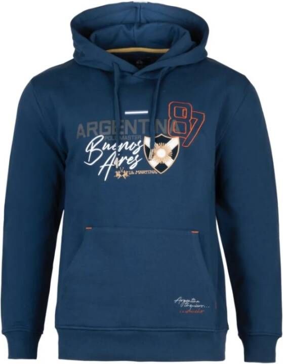 LA MARTINA Hoodies Blauw Heren