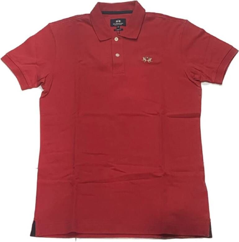 LA MARTINA Polo Shirts Red Heren