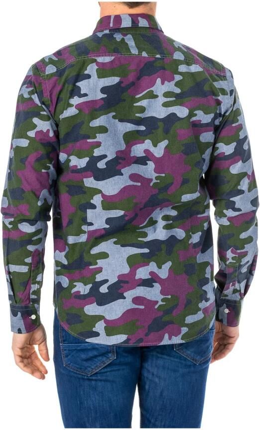 LA MARTINA Multicolor Camouflage Overhemd met Lange Mouwen Multicolor Heren - Foto 2