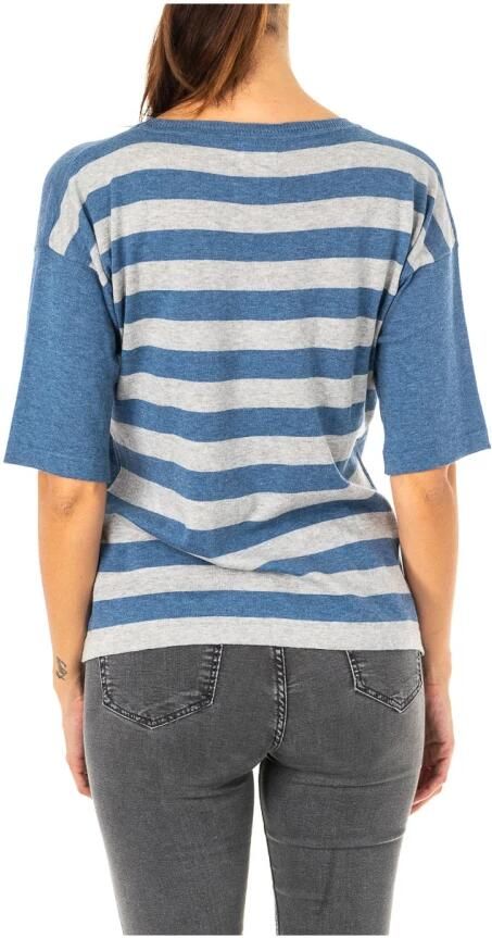 LA MARTINA Blauwe Jersey met 3 4 Mouwen en Sterrenprint Blue Dames - Foto 2