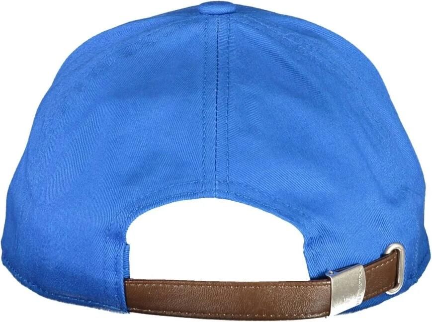 LA MARTINA Elegante Geborduurde Katoenen Pet Blue Unisex