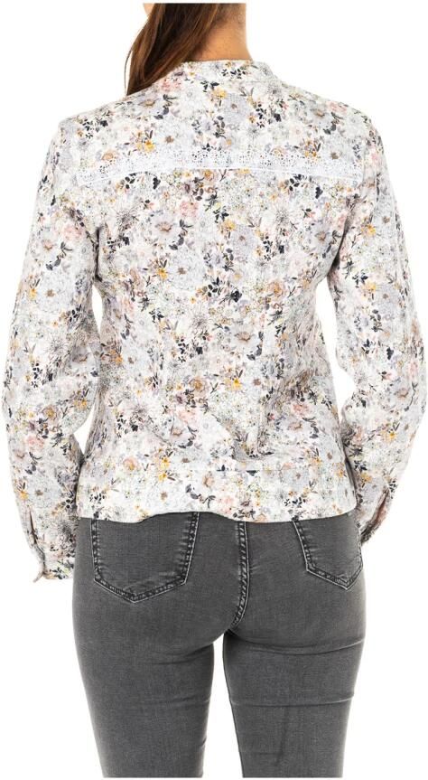 LA MARTINA Bloemenprint Lange Mouw Jas Multicolor Dames - Foto 2