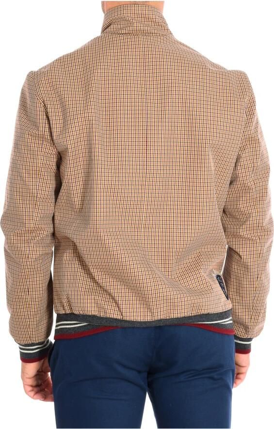 LA MARTINA Bruin Geruite Lange Mouw Jas Brown Heren - Foto 2