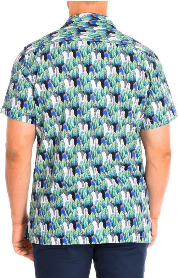 LA MARTINA Groen Bedrukt Kortemouw Overhemd Multicolor Heren - Foto 2