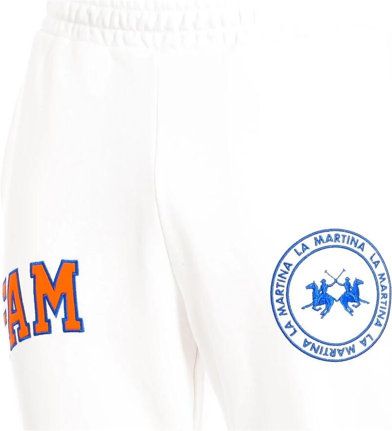 LA MARTINA Comfortabele en veelzijdige jogger sportbroek White Heren