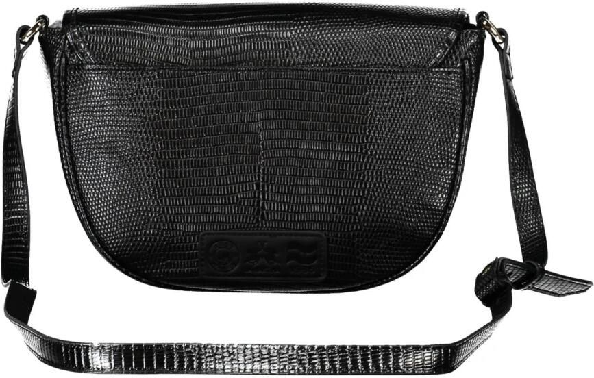 LA MARTINA Zwarte polyurethaan handtas met verstelbare schouderband Black Dames - Foto 2