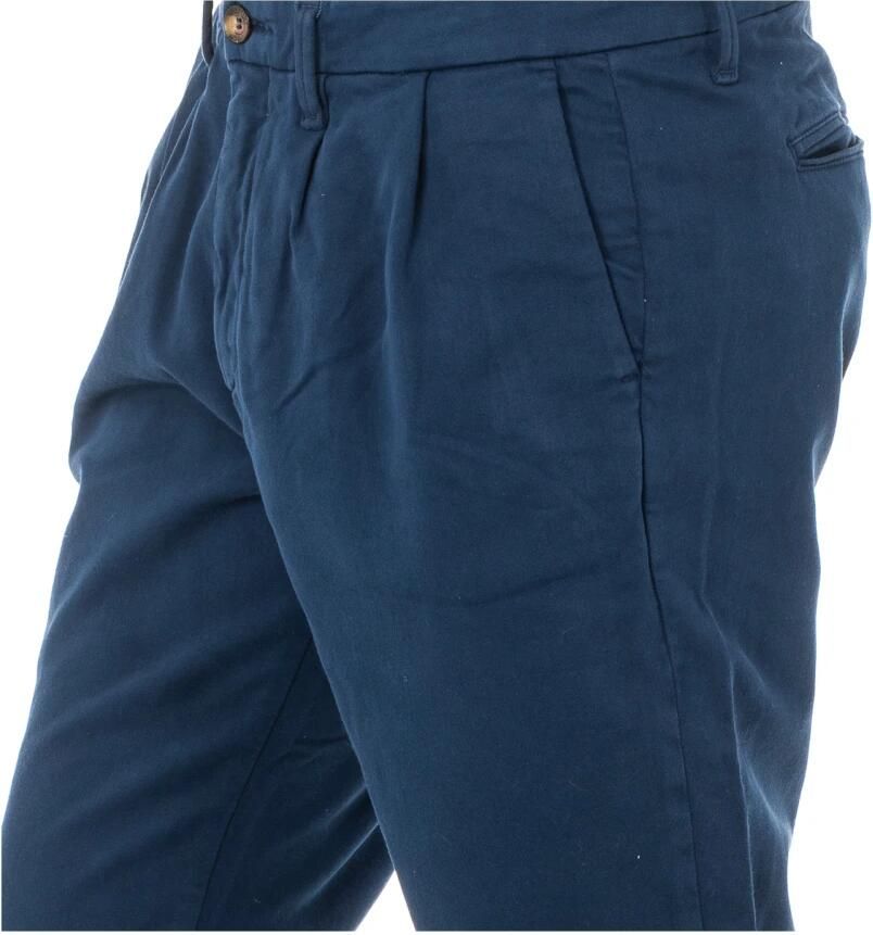 LA MARTINA Donkerblauwe Broek met Rechte Snit Blue Heren