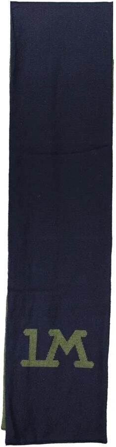 LA MARTINA Elegante groene sjaal met contrastdetail Green Unisex - Foto 2