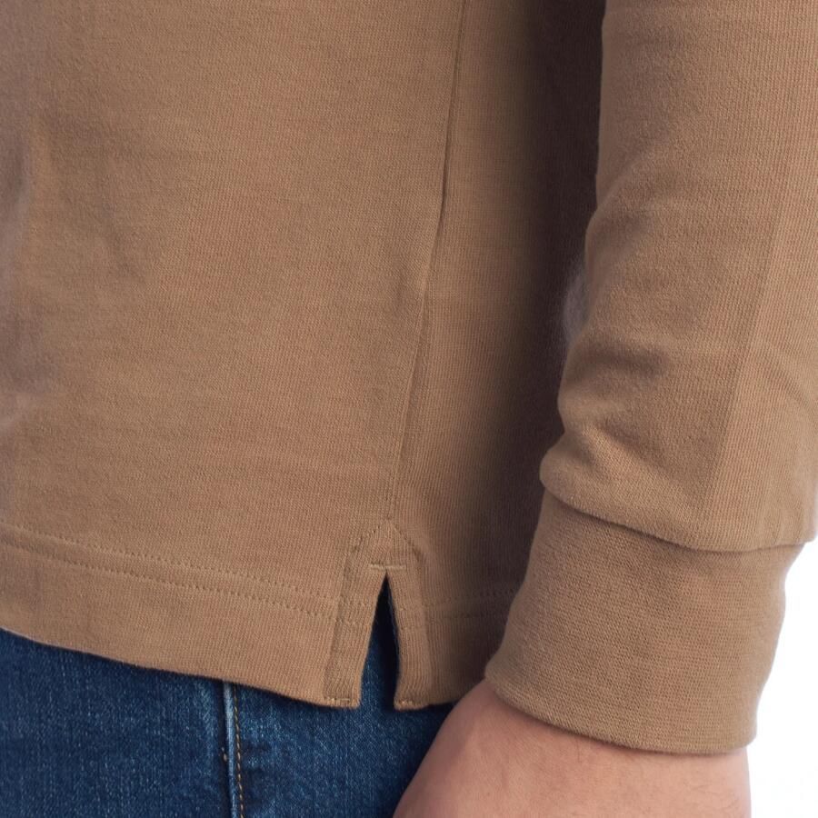 LA MARTINA Elegante polo met lange mouwen Brown Heren - Foto 2