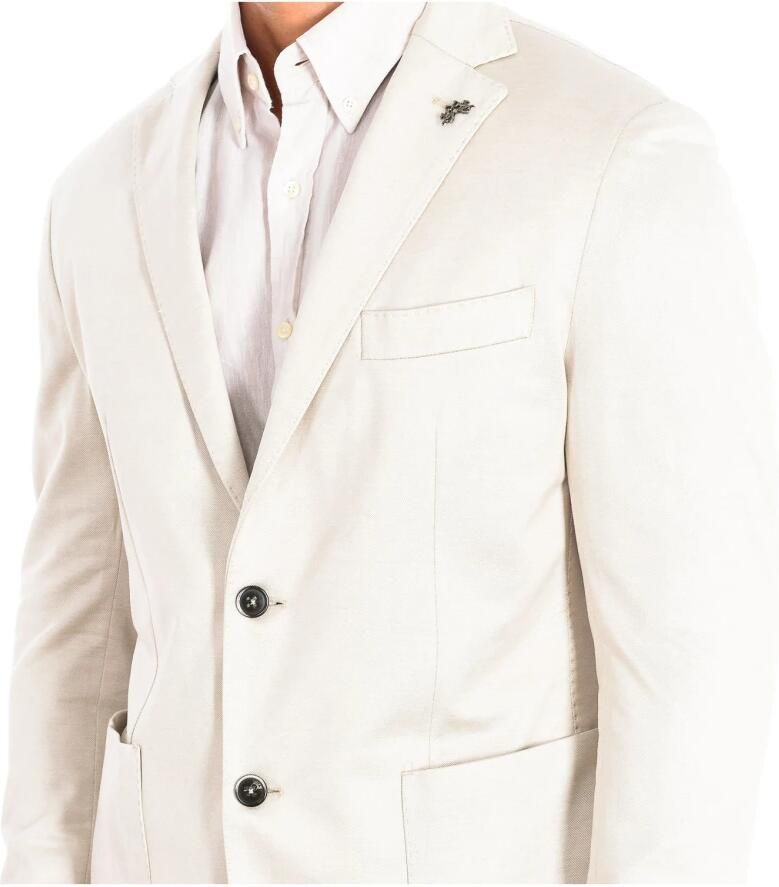 LA MARTINA Formal Blazerjas Beige Heren