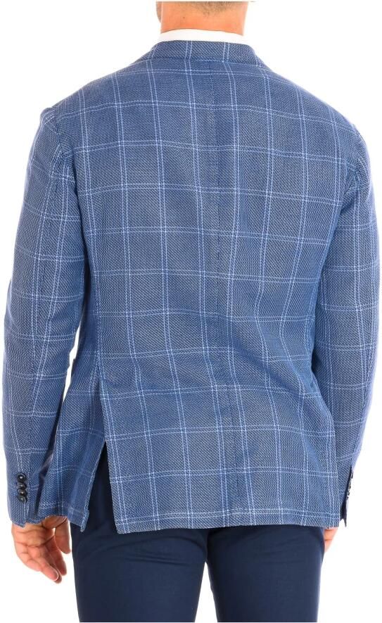 LA MARTINA Lange Mouw Americana Overhemd Blue Heren - Foto 2