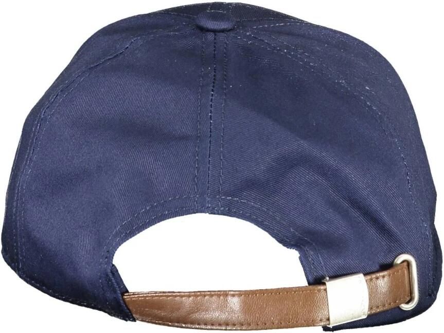 LA MARTINA Elegante Geborduurde Katoenen Zonnehoed Blue Heren