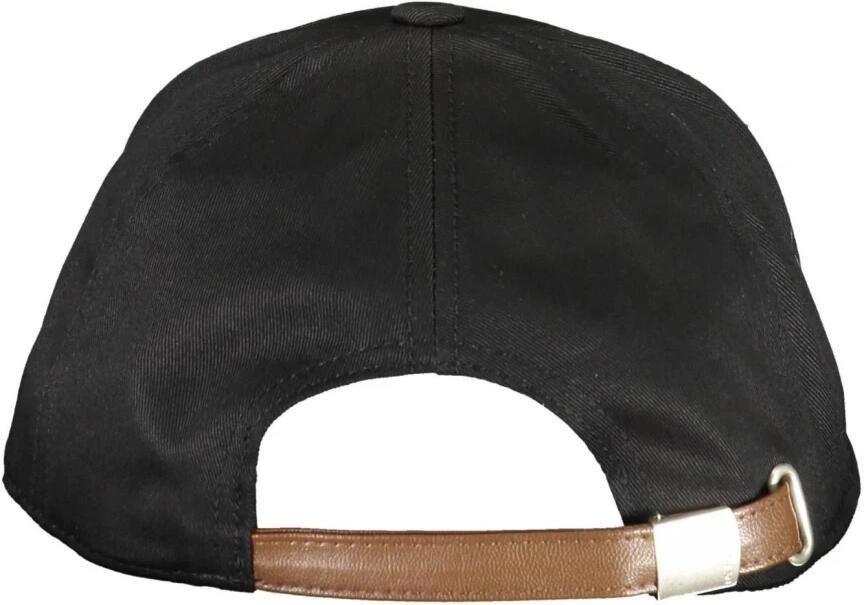 LA MARTINA Elegante geborduurde zonneklep hoed Black Heren