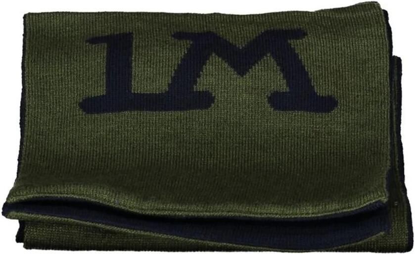 LA MARTINA Elegante groene sjaal met contrastdetail Green Unisex - Foto 3