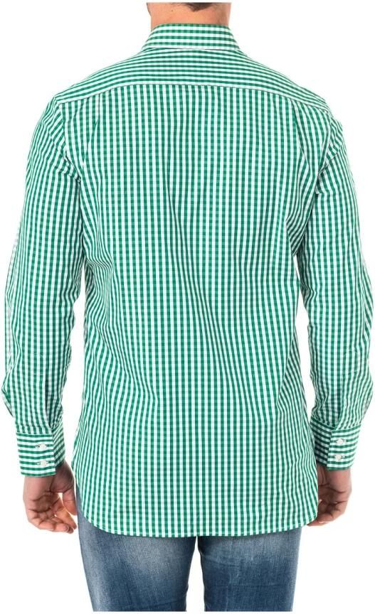 LA MARTINA Geruite lange mouwen overhemd Green Heren - Foto 2