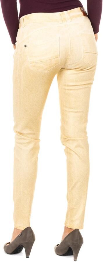 LA MARTINA Glanzende Skinny Broek voor Vrouwen Yellow Dames - Foto 2