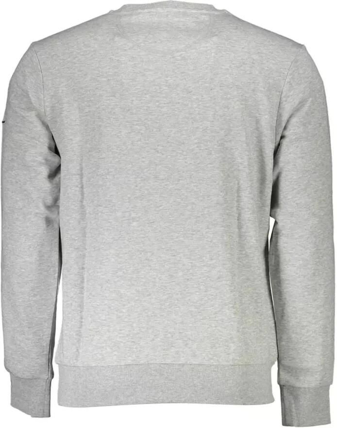 LA MARTINA Grijze Katoenen Sweatshirt met Merk Borduurwerk Gray Heren
