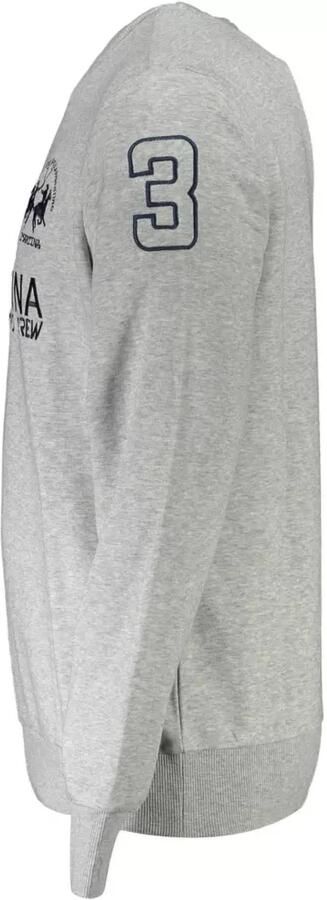 LA MARTINA Grijze Katoenen Sweatshirt met Merk Borduurwerk Gray Heren - Foto 2