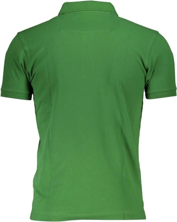 LA MARTINA Elegante Slim Fit Polo met Contrasterende Details Green Heren