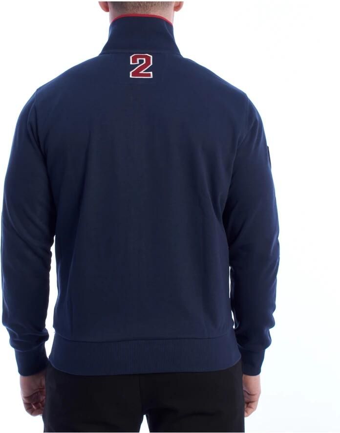 LA MARTINA Heren Zip-Up Sweatshirt met Klassiek Design Blue Heren - Foto 3