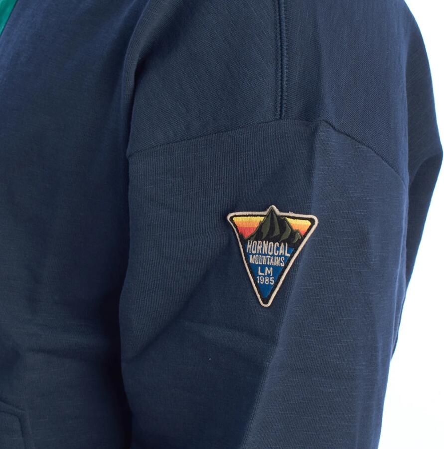 LA MARTINA Hoge hals rits sweatshirt Blue Heren - Foto 2