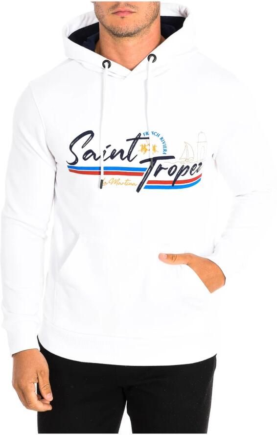 LA MARTINA Hoodie in het wit White Heren - Foto 3