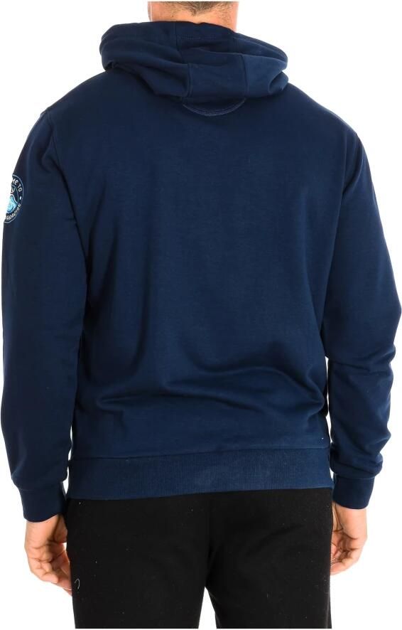LA MARTINA Hoodie met geborduurd logo Blue Heren - Foto 2