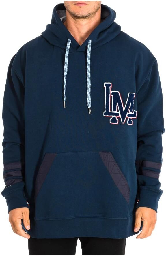 LA MARTINA Hoodie met geborduurd logo Blue Heren - Foto 3